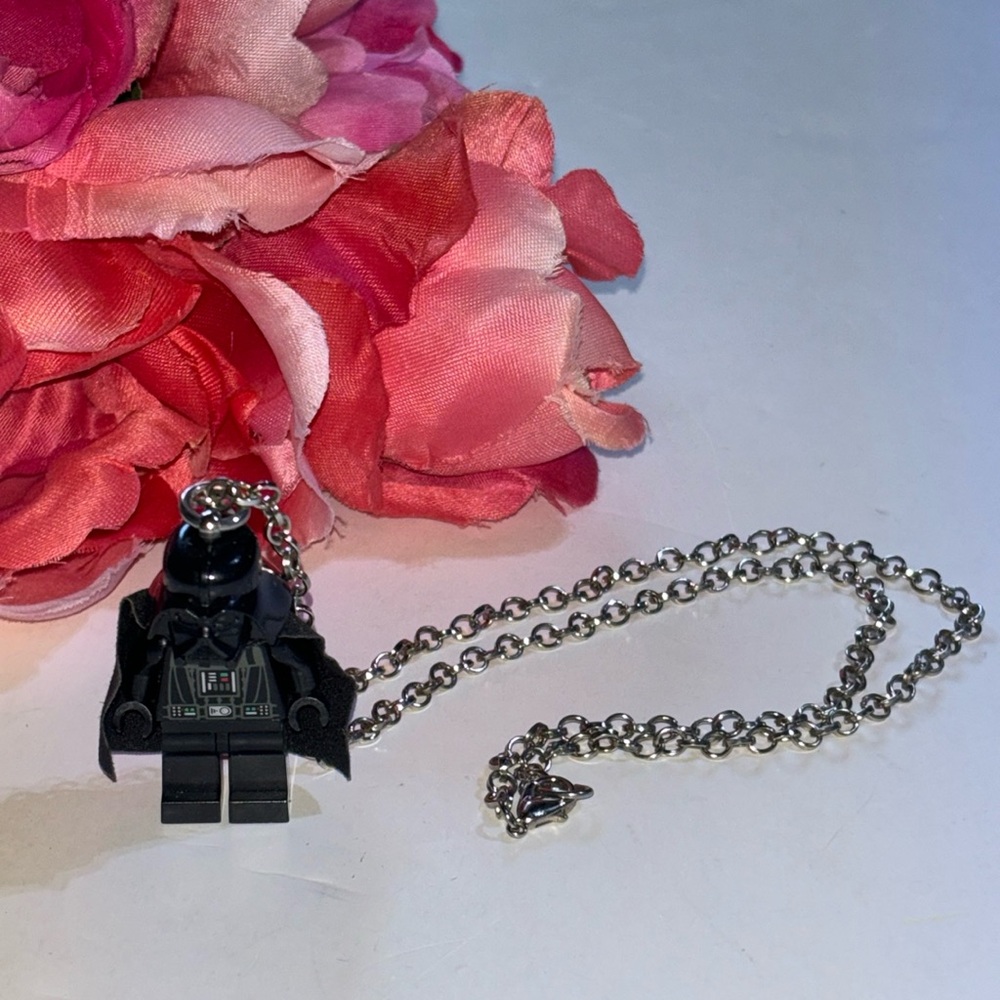 LEGO Darth Vader Lego Minifig Necklace Star Wars Jewelry Darth Vader Lego Vader - Picture 5 of 13